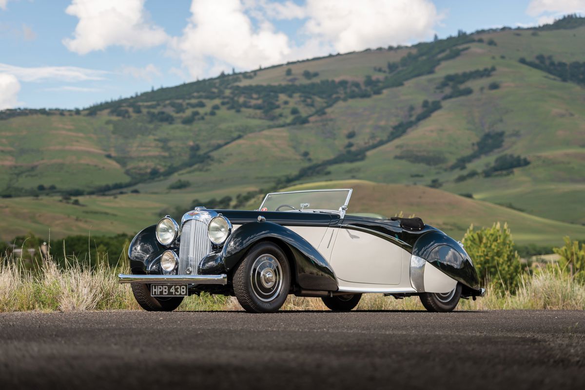 1938 Lagonda V-12 Rapide Drophead Coupe offered at RM Sotheby's Monterey live auction 2019